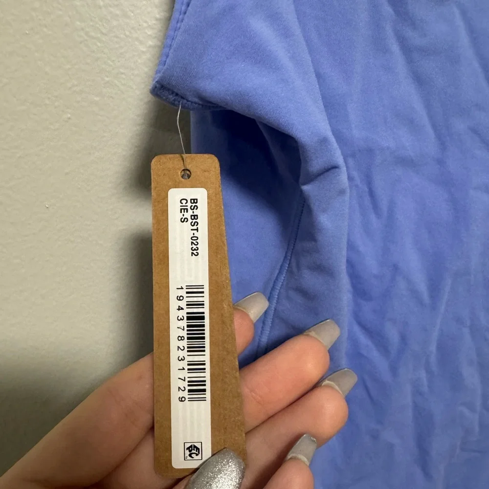 Skims High Neck Body Suit Periwinkle Fits Everyone collection - Picture 6 of 10